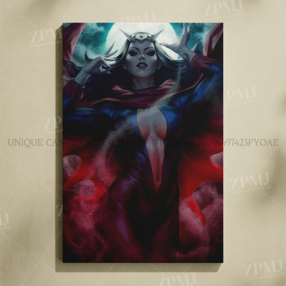 Marvel Comics Female Characters Canvas Pictures Home Decoration Paintings Poster HD Prints Wall Art The Avengers Room Frameless