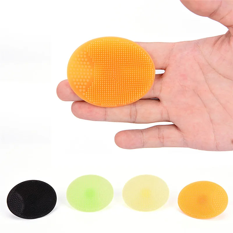 1 Piece Silicone Cleanser Pads Face Wash Brush Exfoliating Cleansing Blackhead Remover Face Skin Care Tools