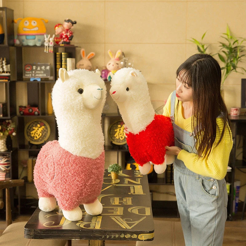 28CM Kawaii PlushAlpacasso Toys Fashion Animal Soft Stuffed Dolls Lovely Alpaca Pillows Birthday Xmas Gift for Child Girls