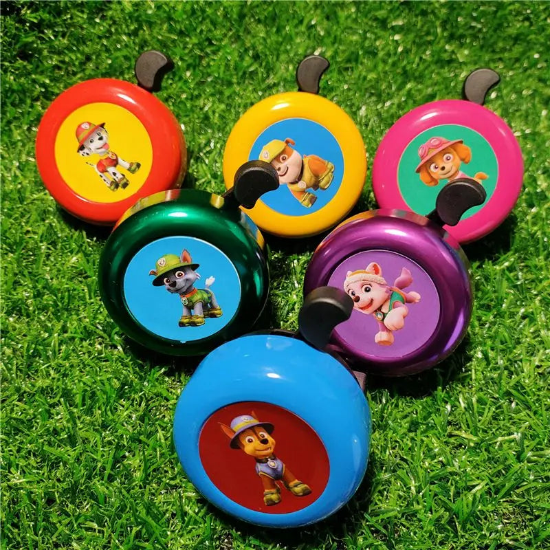PAW Patrol simple Bike Ring Bell Aluminum Alloy Cycling Safety Warning Alarm Handlebar Bell Ring cartoon Cycling Accessories new