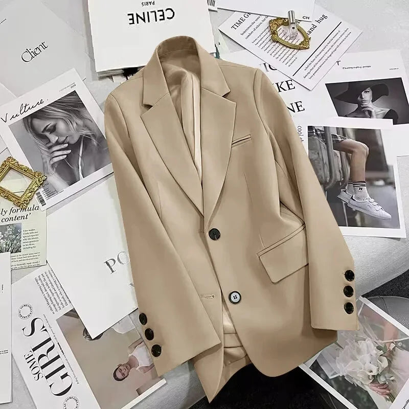 Veste a simple boutonnage slim fit élégant