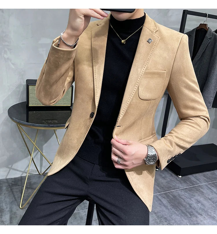 Veste blazer Cuir de daim