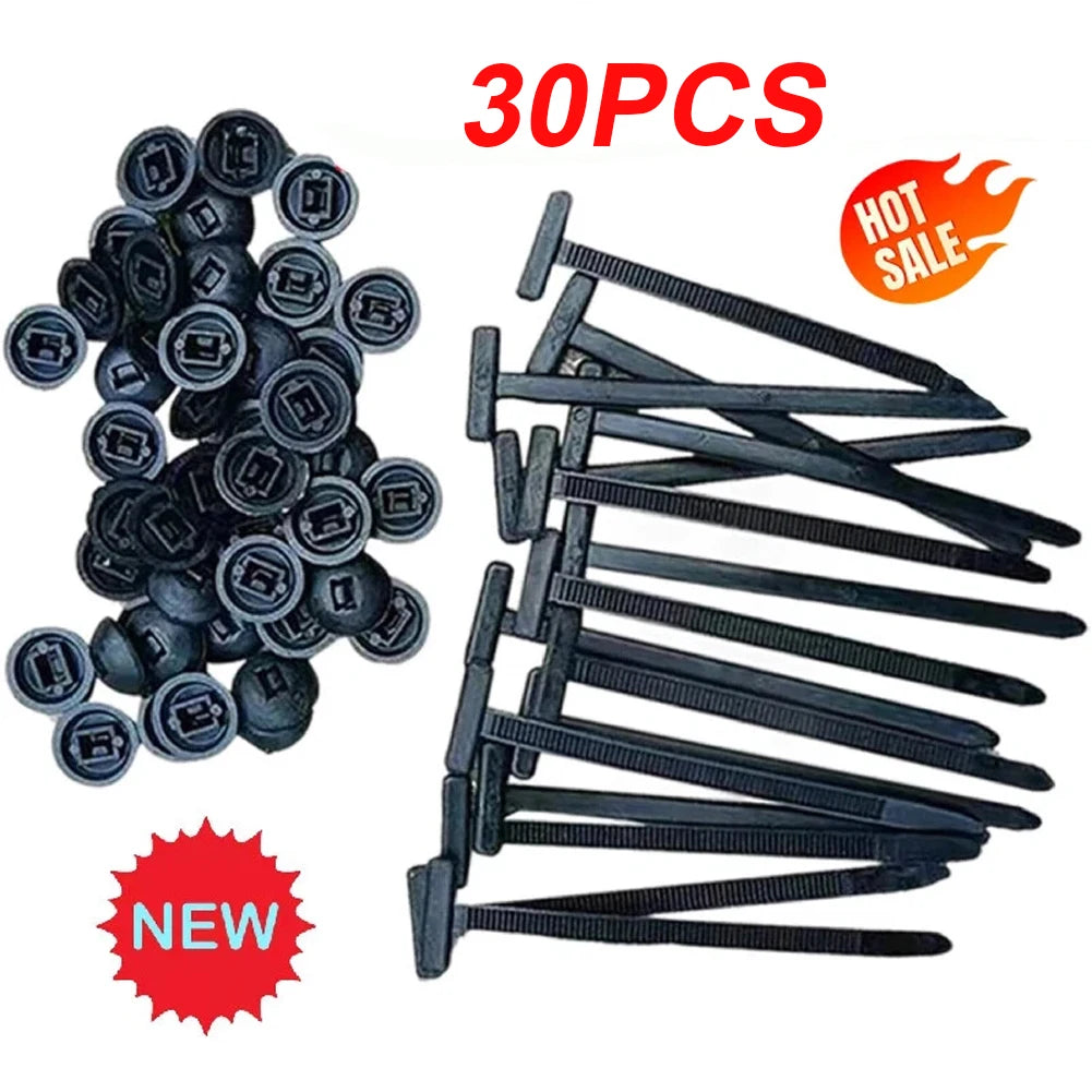 30/50/100/200/500PCS Plastic Cable Ties Black Reusable Self Locking Nylon Clamps Cord Tie Duty Cables Universal Cable Tie