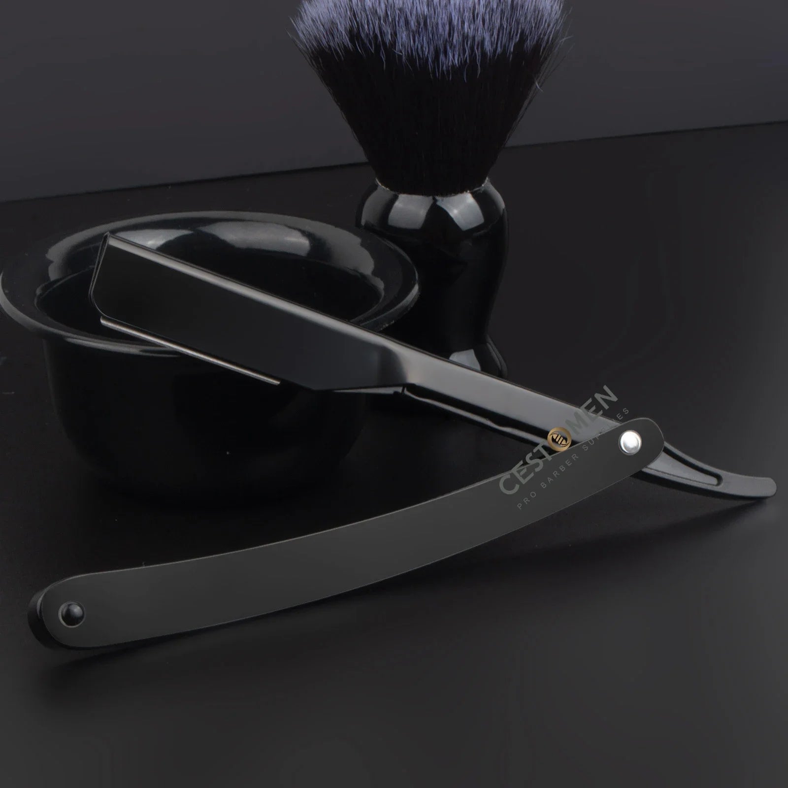 Rasoir de barbier coupe de cheveux barbe sourcils rasage outils dépilation manuelle rasoirs à bords droits