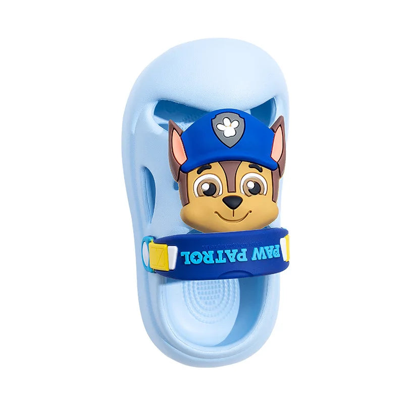 PAW Patrol Cartoon Anime Slippers Chase Cute Cool Anti slip and shock-absorbing EVA soft Slippers Beach Outdoor Boys Girls Gifts