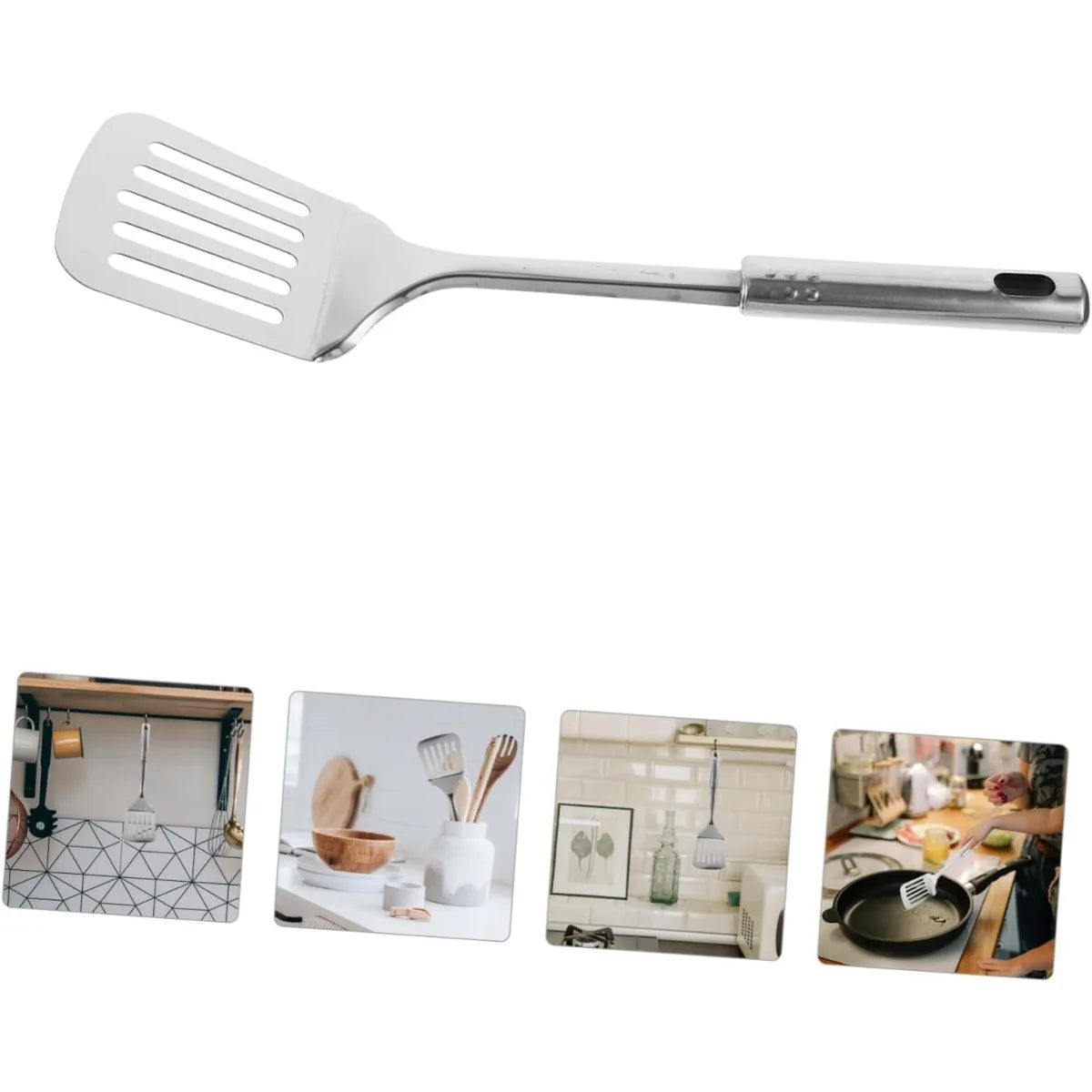 Stainless Steel Kitchen Shovel, Kitchen Spatula, Non Stick Cookware Can Be Cleaned in A Dishwasher, Easy To Clean Ideal Cookware