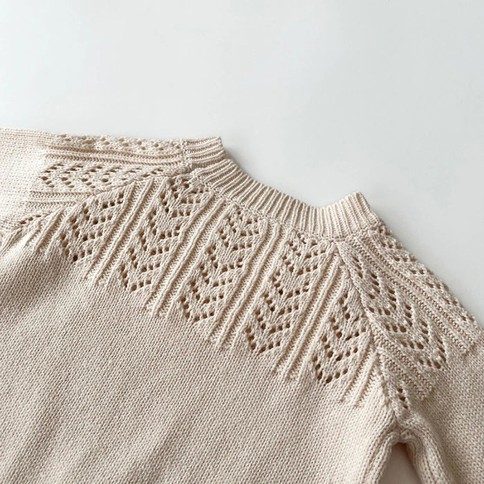 2025 New Autumn 0-3Yrs Children Clothes Suit Long Sleeved Knitted Pullover Sweater+PP Shorts Toddler Baby Girl Clothes Set