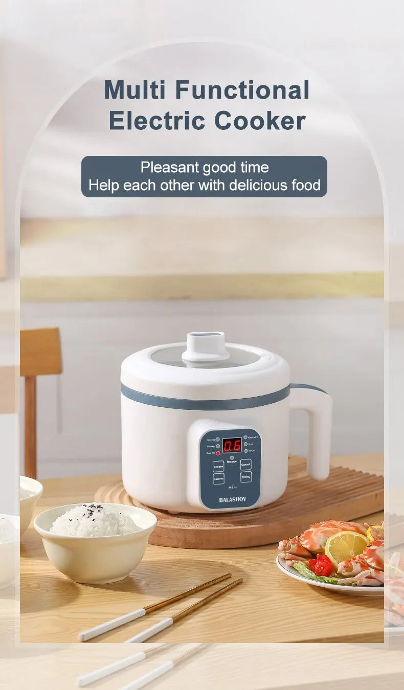 Digital Rice Cooker and Food Steamer | 220V Household Appliance with Dual-Layer Cooking