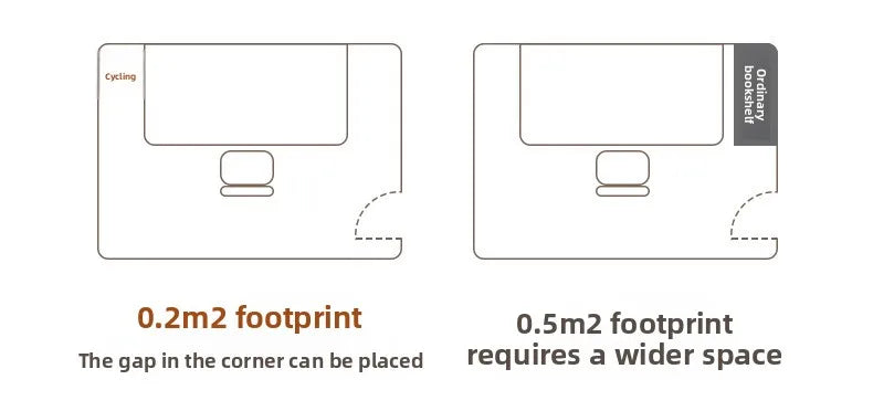 360 °   Bibliothèque rotative – Armoire de rangement mobile pour la maison et le salon