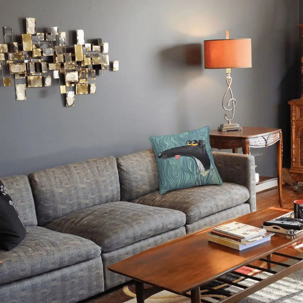 Custom Cute Whippet Greyhound Pillow Case Decor Home Hound Dog Luxury Cushion Cover Car Pillowcase