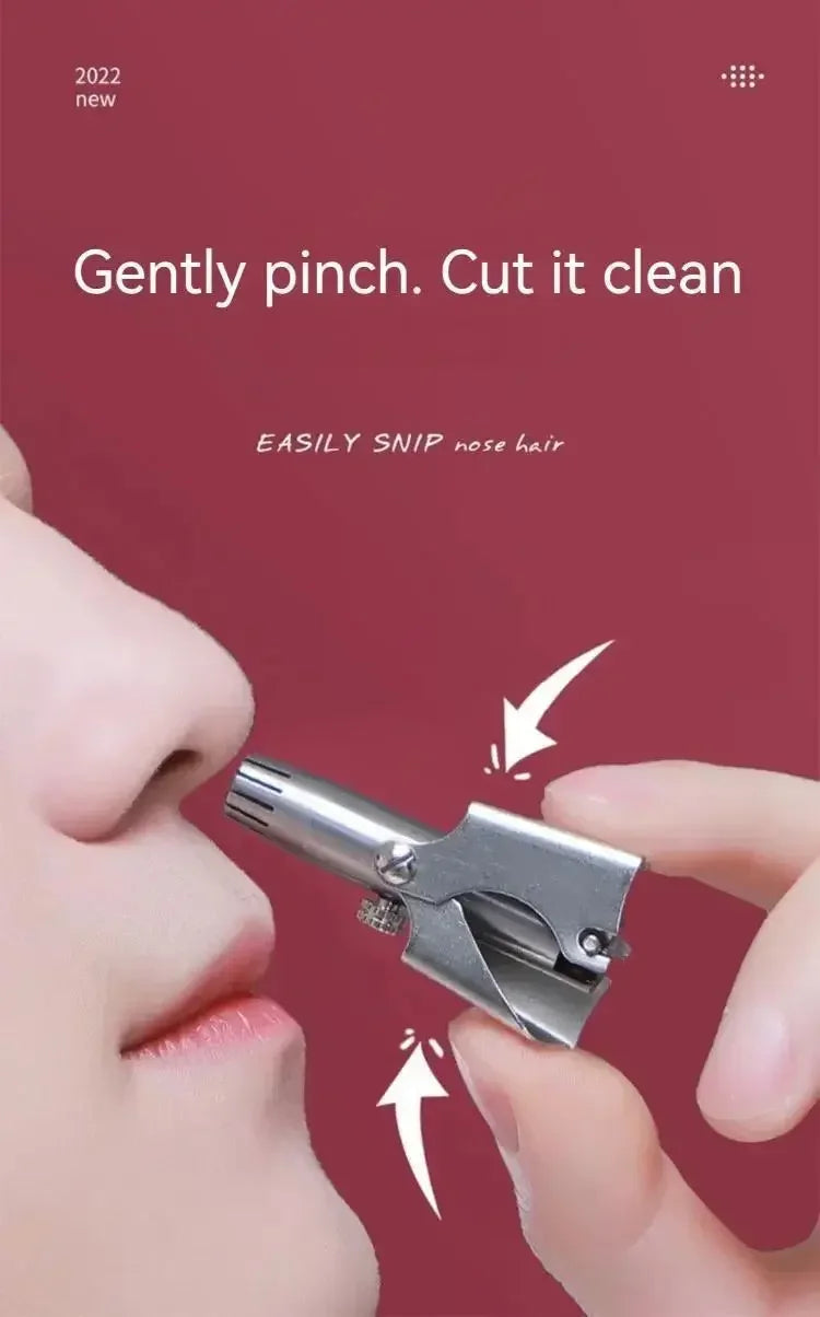 Rasoir électrique portable pour hommes, coupe de poils de nez indolore & d’oreille lavable