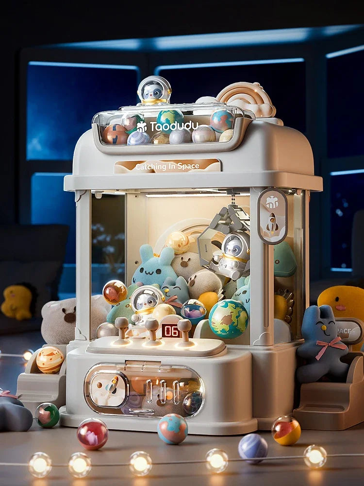 Big Size Doll Machine Kids Coin Operated Play Game Mini Claw Catch Toy Crane Machines Music Doll Children Xmas Gifts Toys