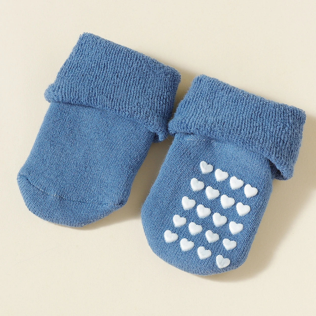 5 Pairs Baby Socks Winter Thick Terry Kids Mid Tube Socks For Girl Boy Solid Color Warm Newborn Anti Slip Floor Socks