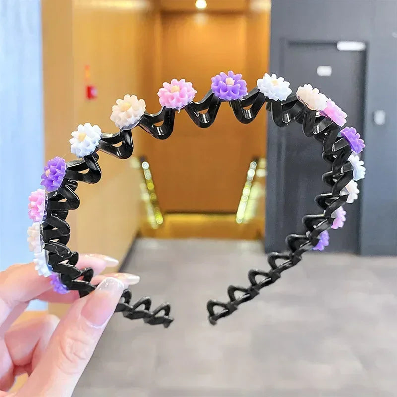 Accessoires pour cheveux pour filles Cravates Bandeaux Bandeaux Scrunchie Bandana Fashion Haarband Korean Tiara Cheveux Fille Kids Cute