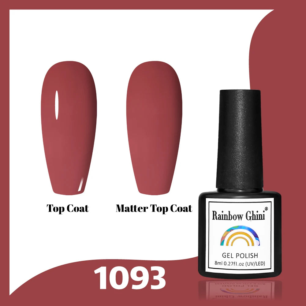 Gel Vernis à ongles semis permanents Paillettes 8Ml 150 couleurs