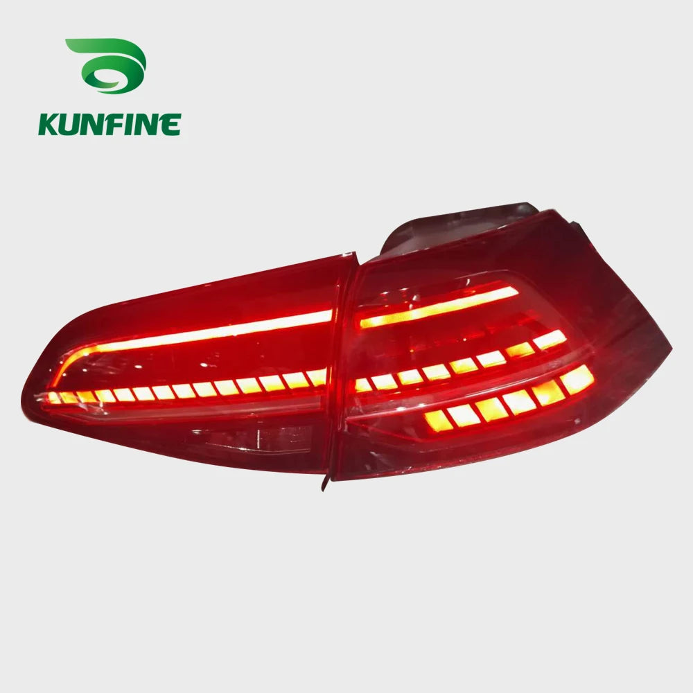 Pair Of Car Tail Light Assembly For Volkswagen VW Golf 7 mk7 Golf 7.5 mk7.5 2013 2014 - 2020 LED Brake Flowing Water Flicker