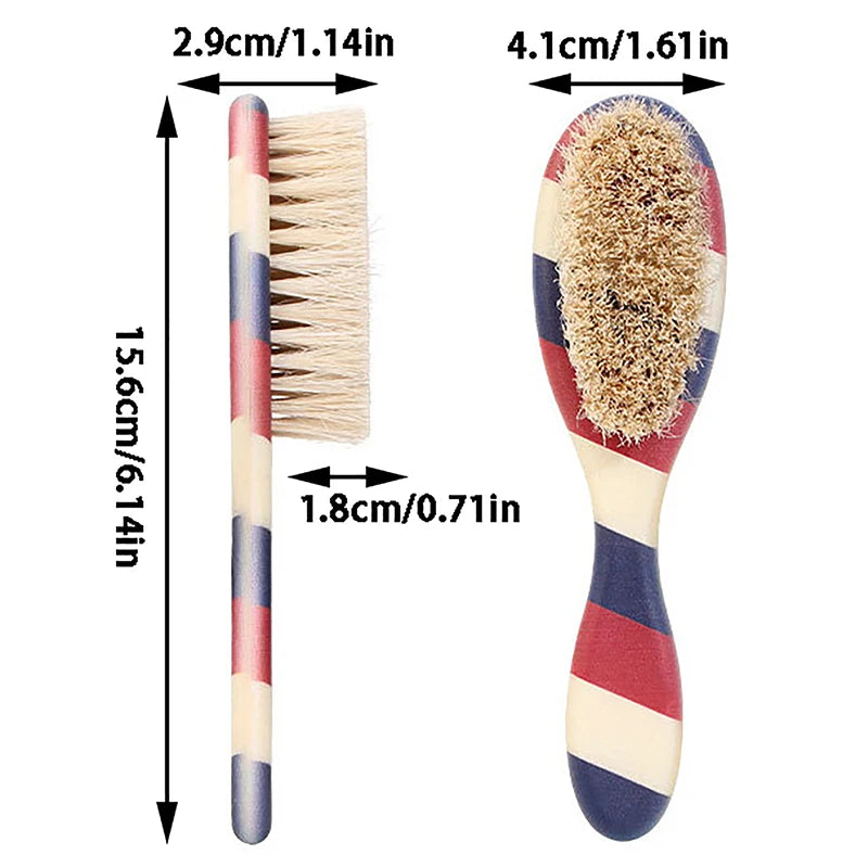 Brosse à barbe Ensemble de rasage Réduire les frisottis Brosse à raser
