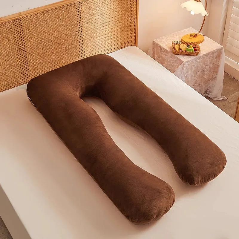 Pregnancy Pillow Back Support Pillow for Pregnant Women Multi-functional U-shape Pillow Full Body Pillow Bedding Long Pillow