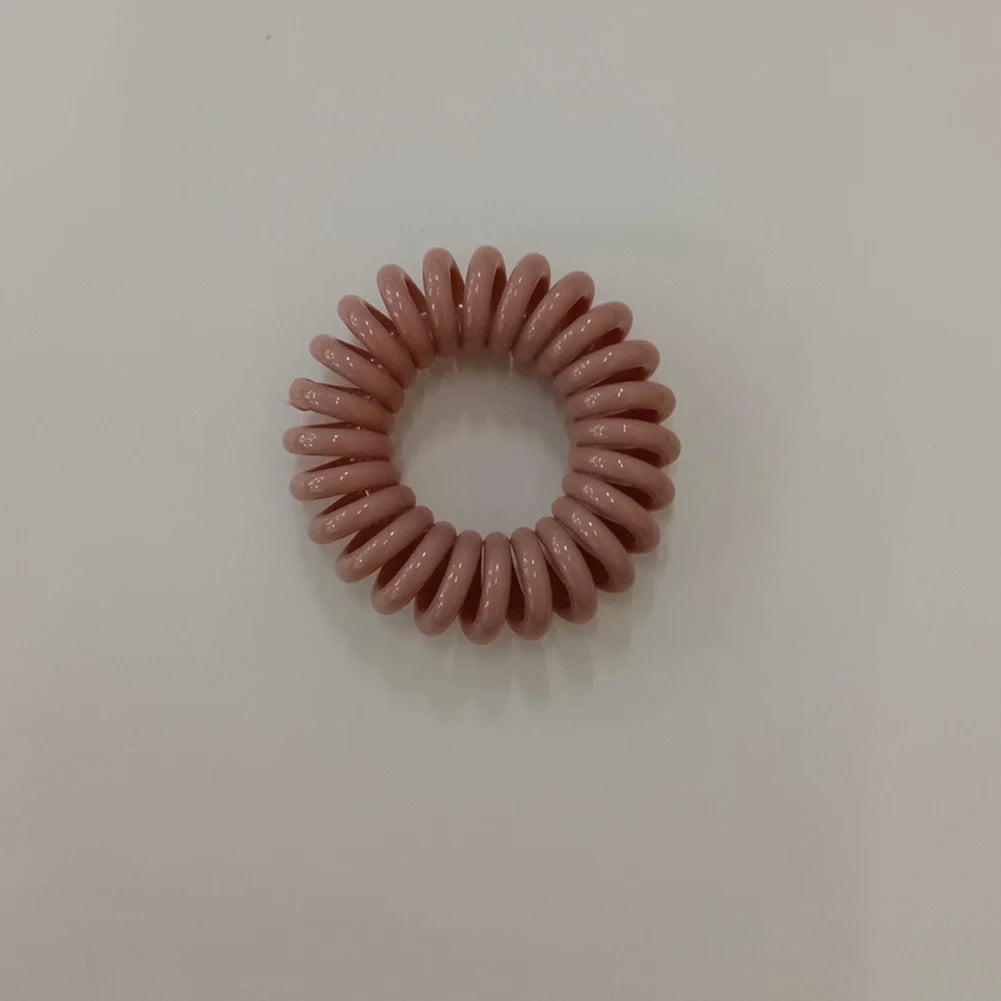 Elastic Knit Telephone Wire Hair Bands Girl Woman Hair Accessories Rubber Band Headwear Hair Rope Spiral Shape Hair Ties