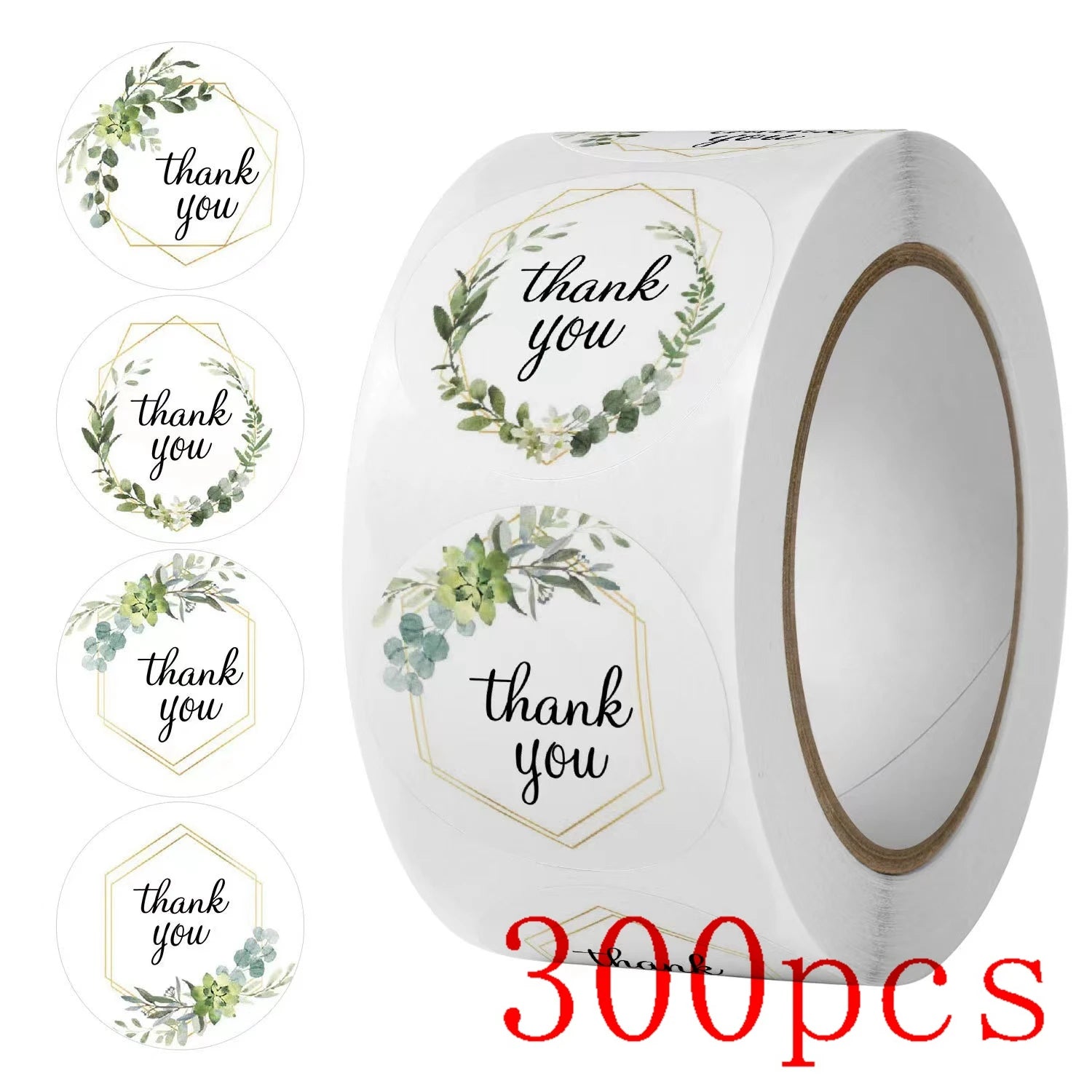 100-500pcs Thank You Sticker Holiday Decor Sticker Wedding Party Gift Sticker Birthday Gift Box Sticker Baking Labels