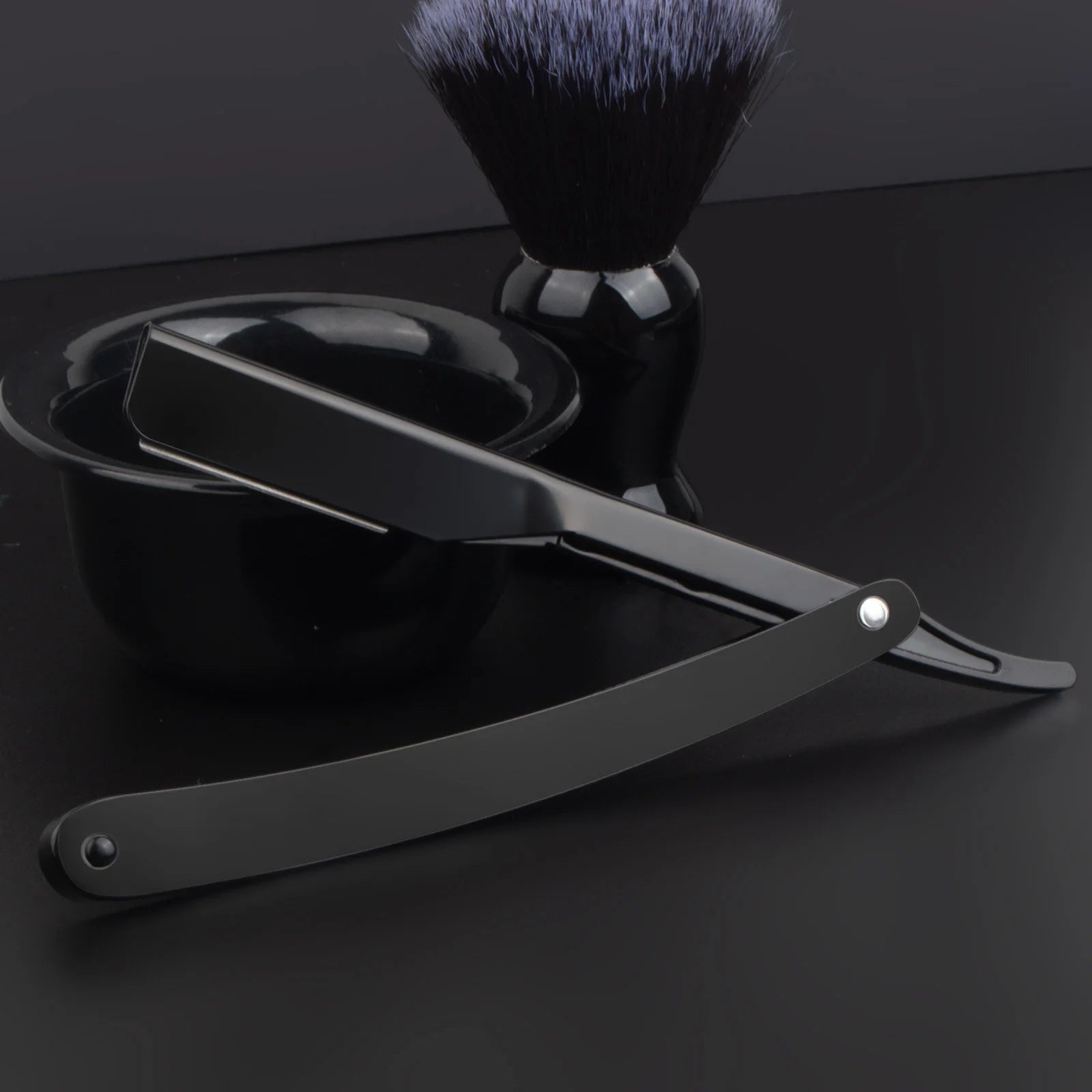 Rasoir de barbier coupe de cheveux barbe sourcils rasage outils dépilation manuelle rasoirs à bords droits