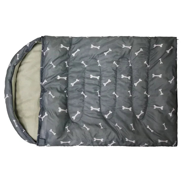 Dog Sleeping Bag Bone Pet Sleep Mat Outdoor Camping Warm Kennel Pad Dog Bed Blanket dog beds for medium dogs pet supplies puppy
