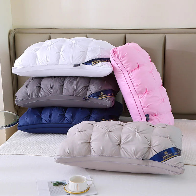 2-Piece Sleep Pillow Set, Soft Supportive Bed Pillows, Suitable for Back, Stomach, or Side Sleeping Luxury Hotel Pillows