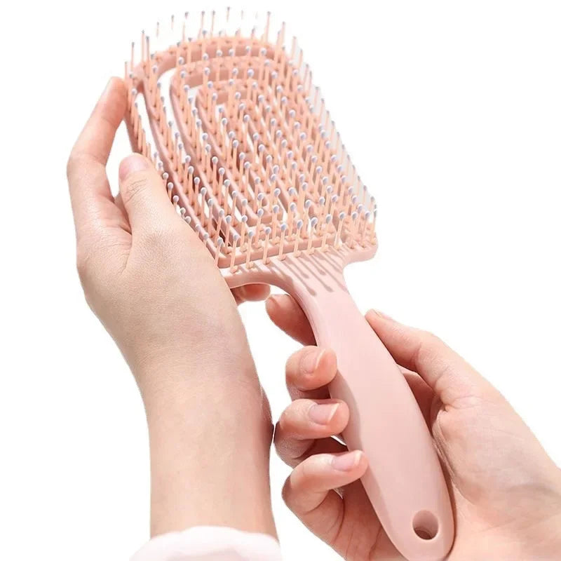 Hair Scalp Massage Comb Hair Brush Anti-static Wet Dry Curly Detangler Hairbrush Salon Hair Styling Tool for Women Men New