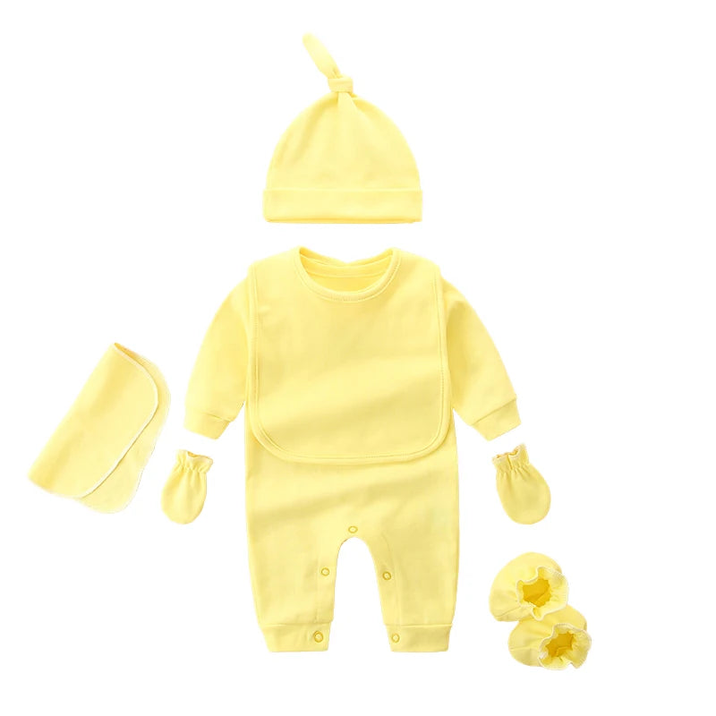 Set of clothes for newborn baby, pure cotton, full moon gift