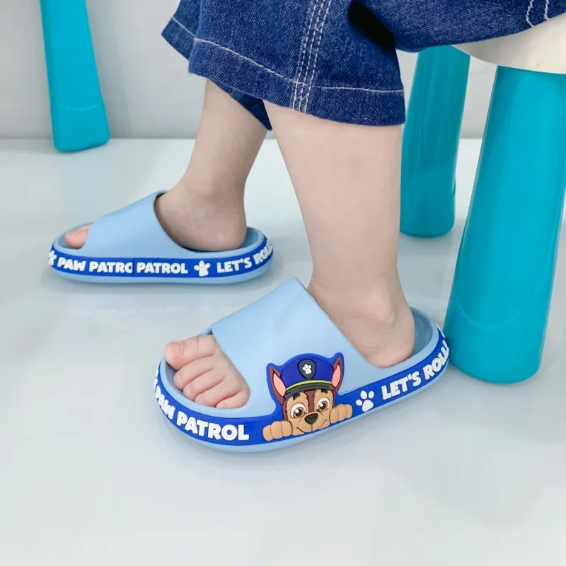 Paw Patrol  Children'S Slippers Woof Team Summer Boys Girls Indoor Non-Slip Bathroom Bath Slippers Baby Home Home