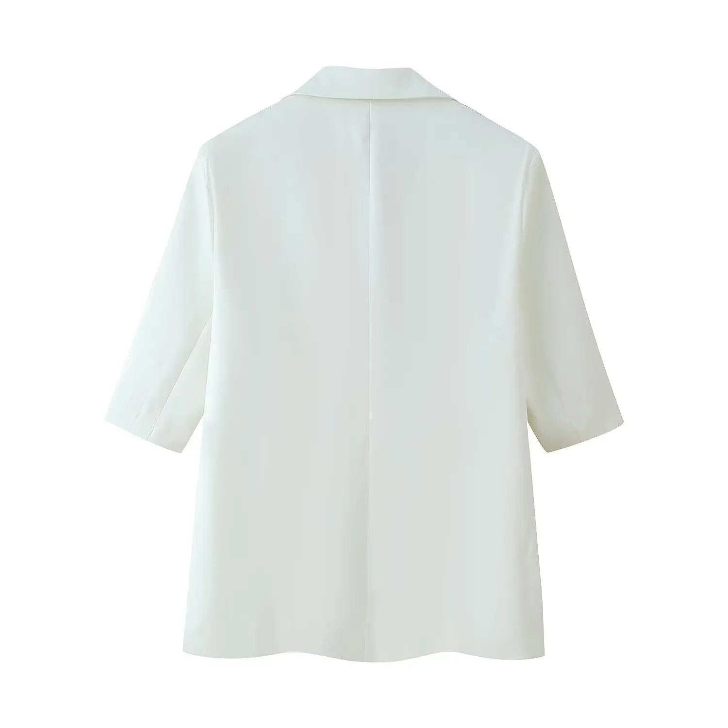 Ensemble 2 pièces revers simple boutonnage a manches courtes