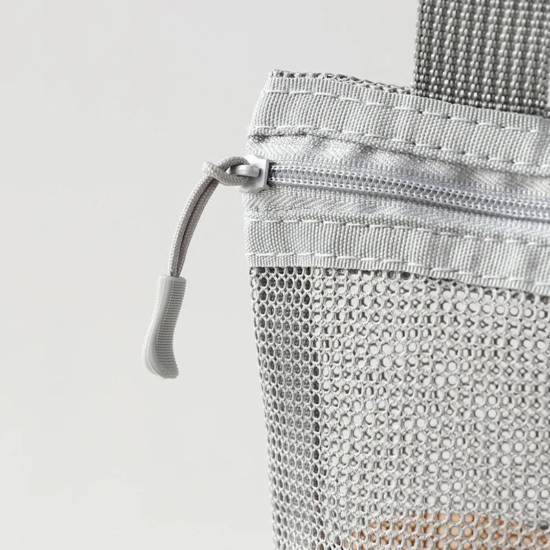 Mesh Makeup Toiletry Storage Bags Handbags Portable Travel Washing Body Shower Tools Organizer Hanging Cosmetic Organizer Pouch