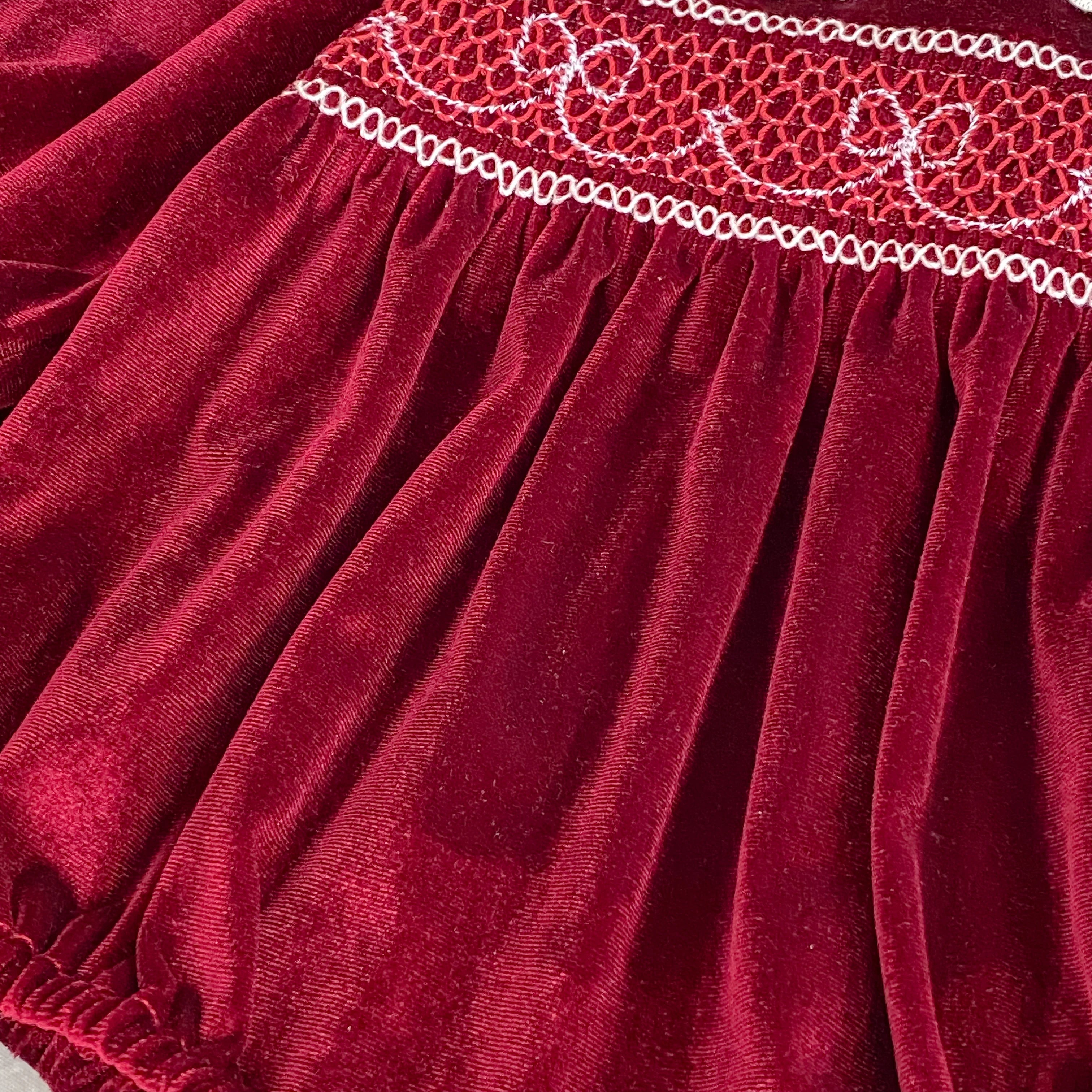 2025 Christmas 0-24M Baby Girls Jumpsuit Casual Bow Embroidered Long Sleeves Newborn Romper Christmas Party Toddler Cute Clothes