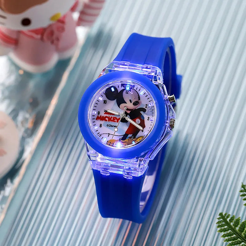 Spider Watch  Kids Luminous Watch Cute Silicone Colorful Lights Watch Gifts for Girls Kids Watches