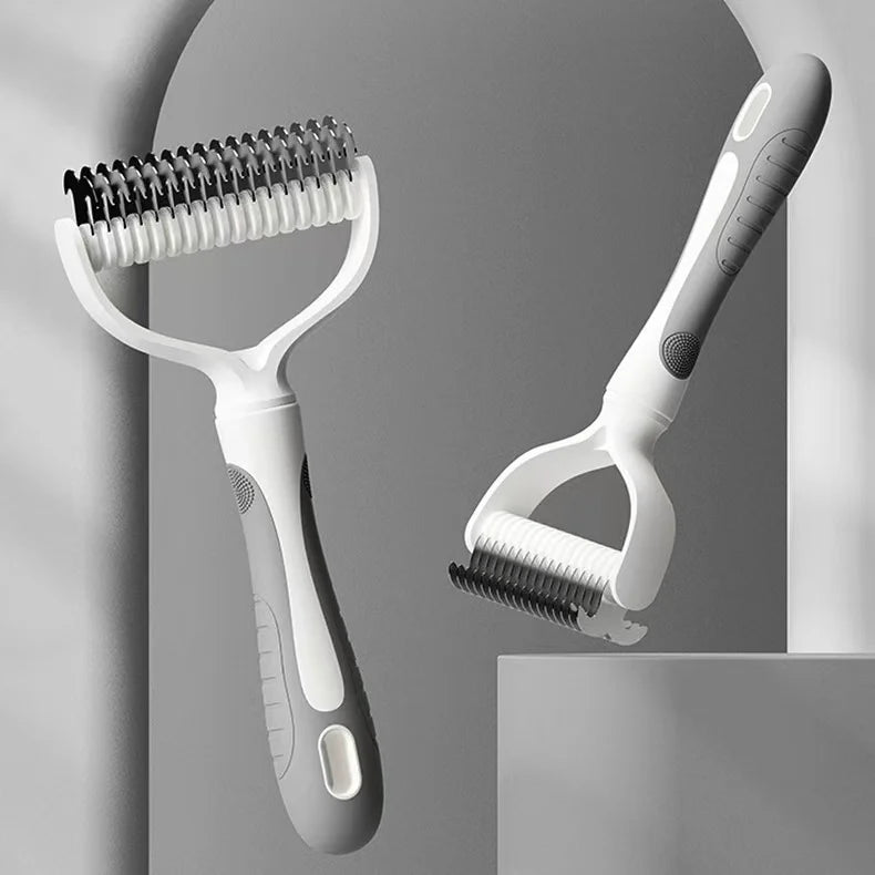 Pet Fur Knot Cutter Cat Hair Remover Comb Cat Grooming Shedding Tools Double Sided Brush Long Curly Hair Cleaner Pets Products