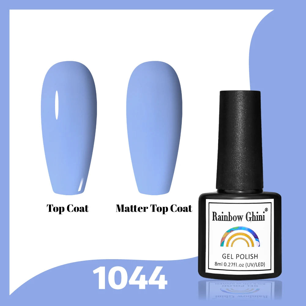 Gel Vernis à ongles semis permanents Paillettes 8Ml 150 couleurs