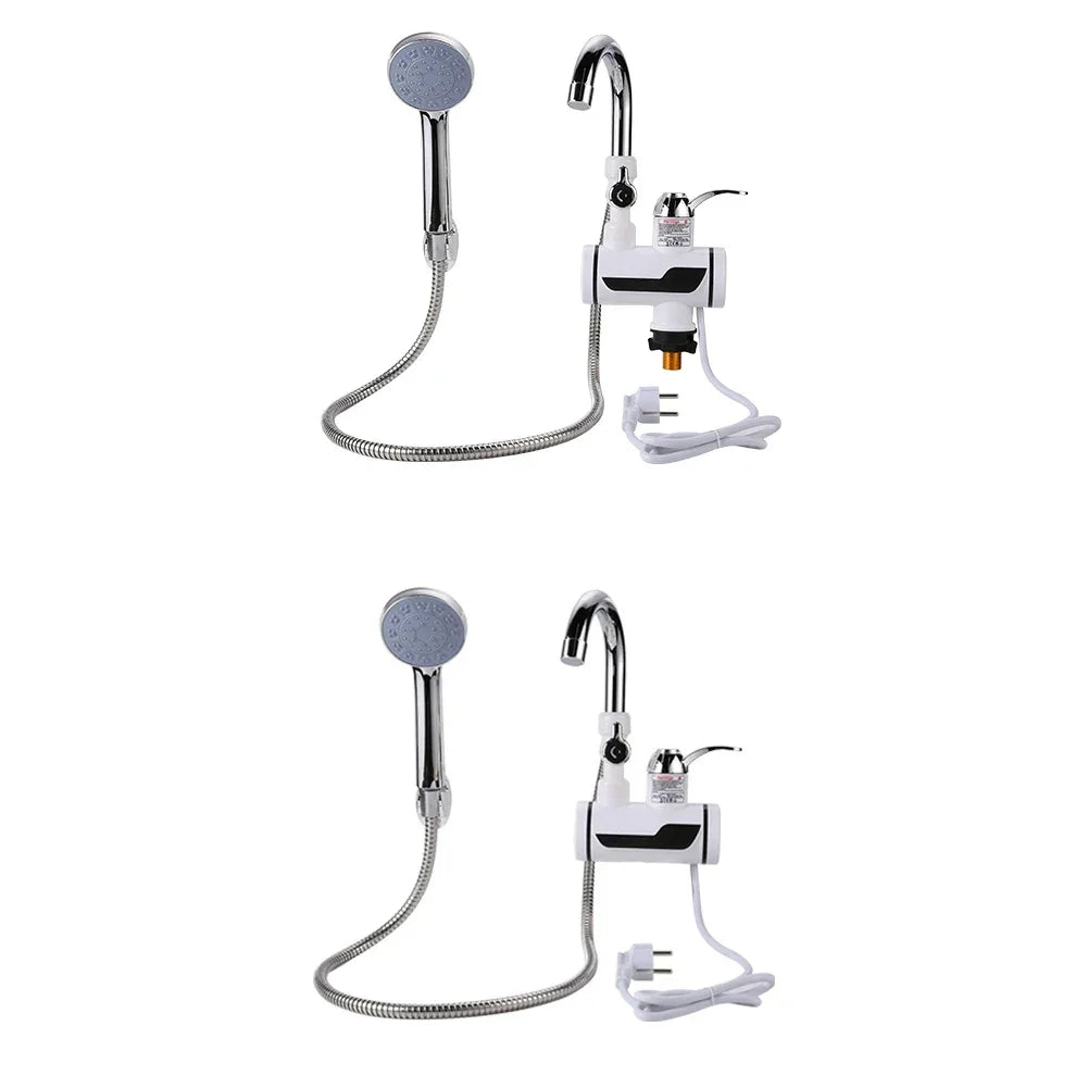 3000W Electric Kitchen Water Heater Tap Instant Hot Water Faucet Heater Cold Heating Faucet Tankless Instantaneous Water Heater