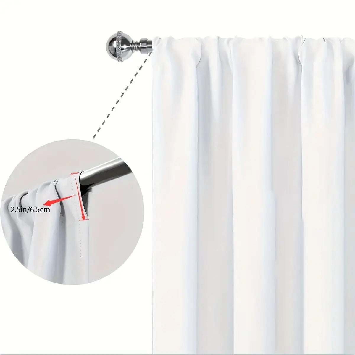 2pcs- Classic barn door pattern printed curtains, window decorations, home decorations, room decorations