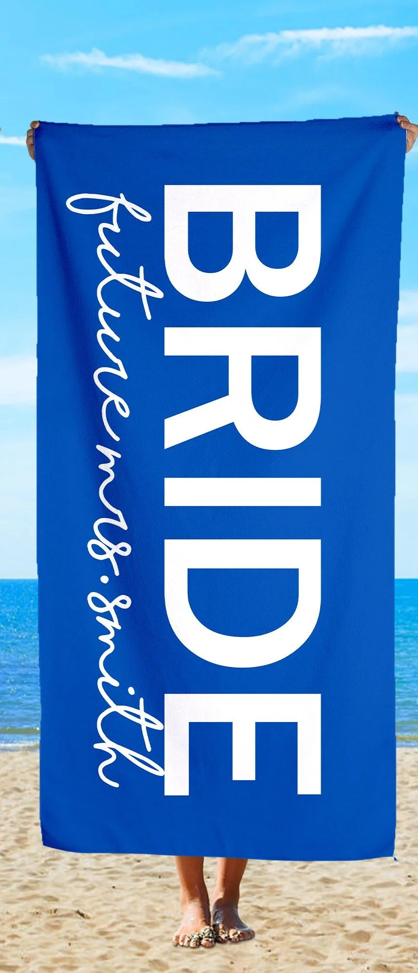 Microfiber Quick Dry Beach Towel Personalized Towel Customized with Names Words Logo Suitable Seaside Gym Yoga Fitness Travel