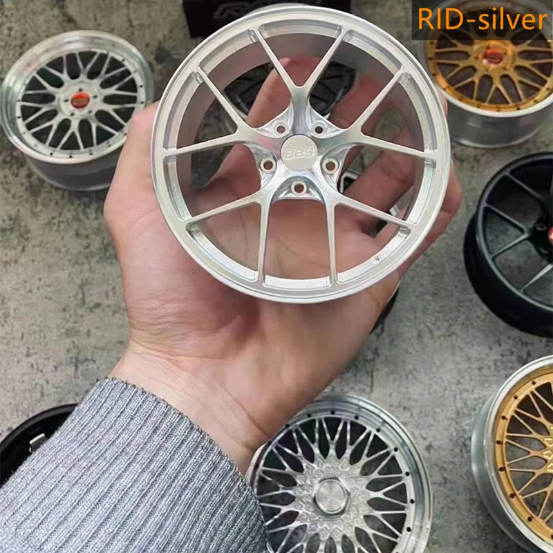 1/5 Car Model Metal Forged Assemble Refitting Wheel Hub  Creative Desktop Display  Personalized  Modification Toys Gift