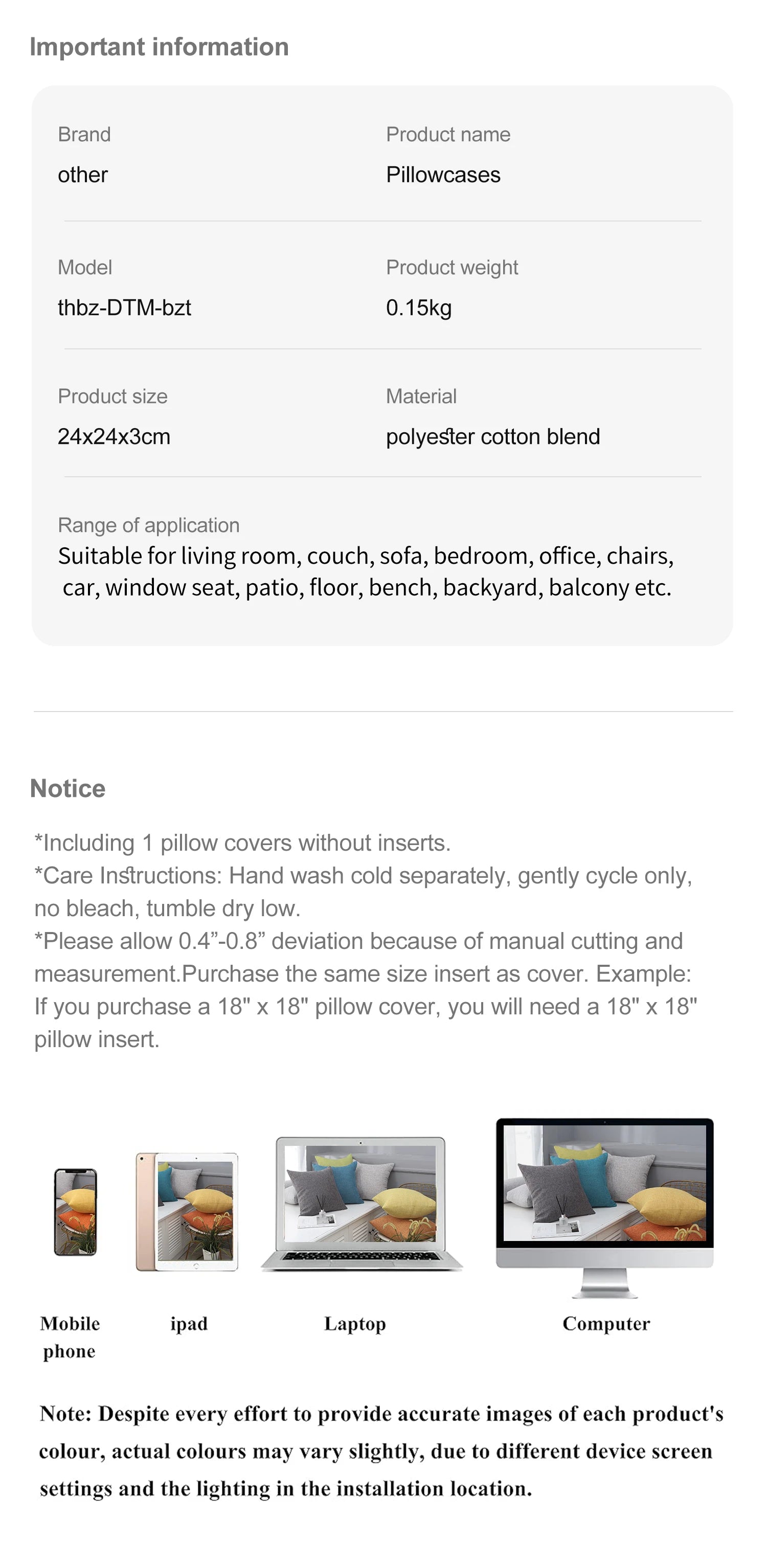 1pc Cotton Linen Bohemian Macrame Crochet Pillowcase 18 * 18inch with Tassels Style for Weddings, Dining, Parties, and HomeDecor