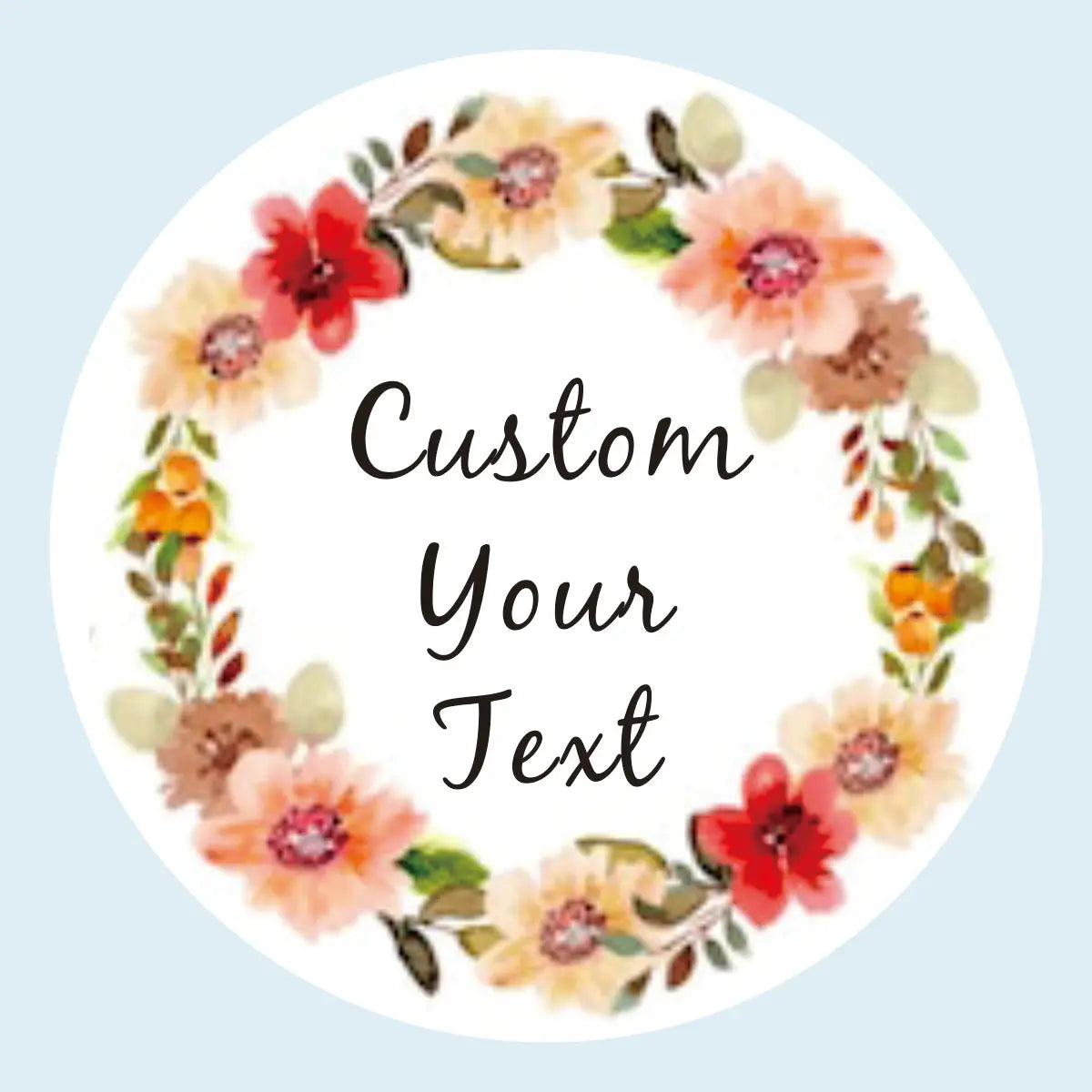 96 Pcs Personalized Round Circle Label Stickers Custom Name Date Thank You Stickers for Bridal Shower Party Favors