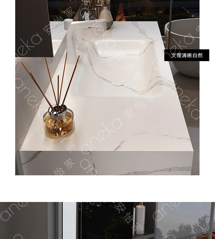 Armoire de salle de bain légère en bois massif, toilettes de rangement Vintage, vanité de salle de bain, miroirs de maquillage, meubles Para Banheiro