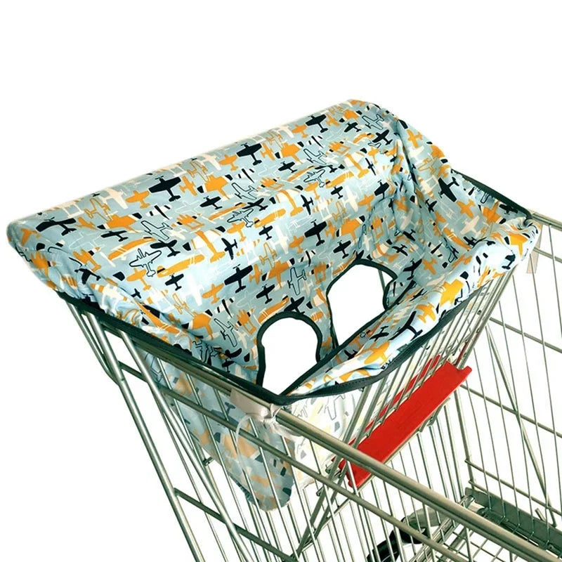 Infant Trolley Cover Supermarket Grocery Shopping Cart Cover Baby Seat Pad Kids Portable Traveling  Anti-dirty Seat Cushion