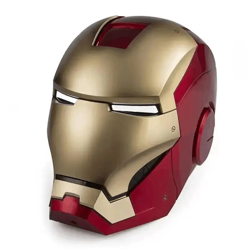 Marvel Iron Man Helmet Mk Jarvis Wearable Automatic Opening And Closing Hood Deformable Luminous Hood Mechanical Arm Toy Gifts