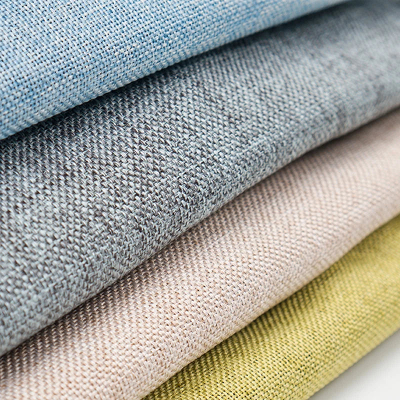 Elastic Footstool Cover Cotton Linen Stretch Sofa Protector Ottoman Slipcover Washable Ottoman Pouffe Foot Rest Stool Covers