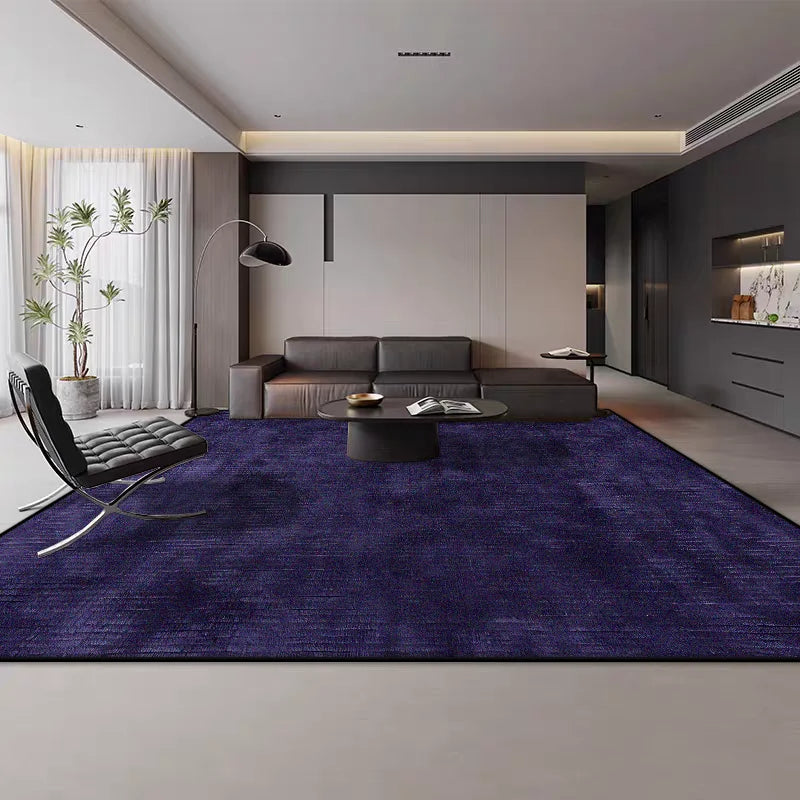Nordic Solid Color Living Room Carpet Abstract Decoration Bedroom Bedside Large Rugs Modern Style Soft Plush Floor Mat Non-slip