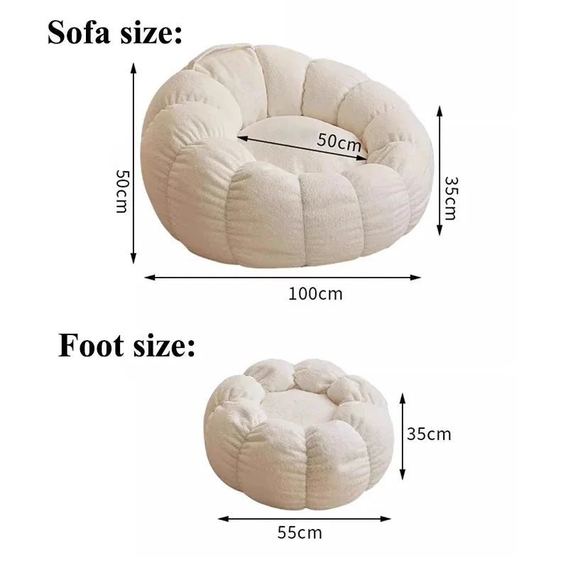 Pouf salon canapés nordique moderne canapé confortable relaxant canapés décoration de la maison meubles chambre chaise longue accessoires