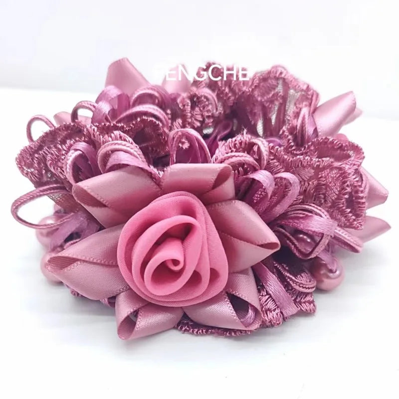 Élastique pour cheveux Fleur