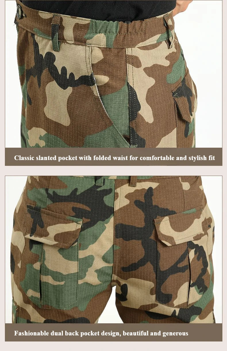 Ensemble de Travail Extérieur uniforme respirant  Camouflage Printemps